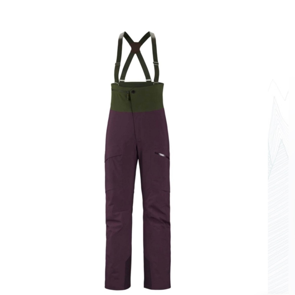 Women’s Arc’teryx sentinel LT bib purple and green medium